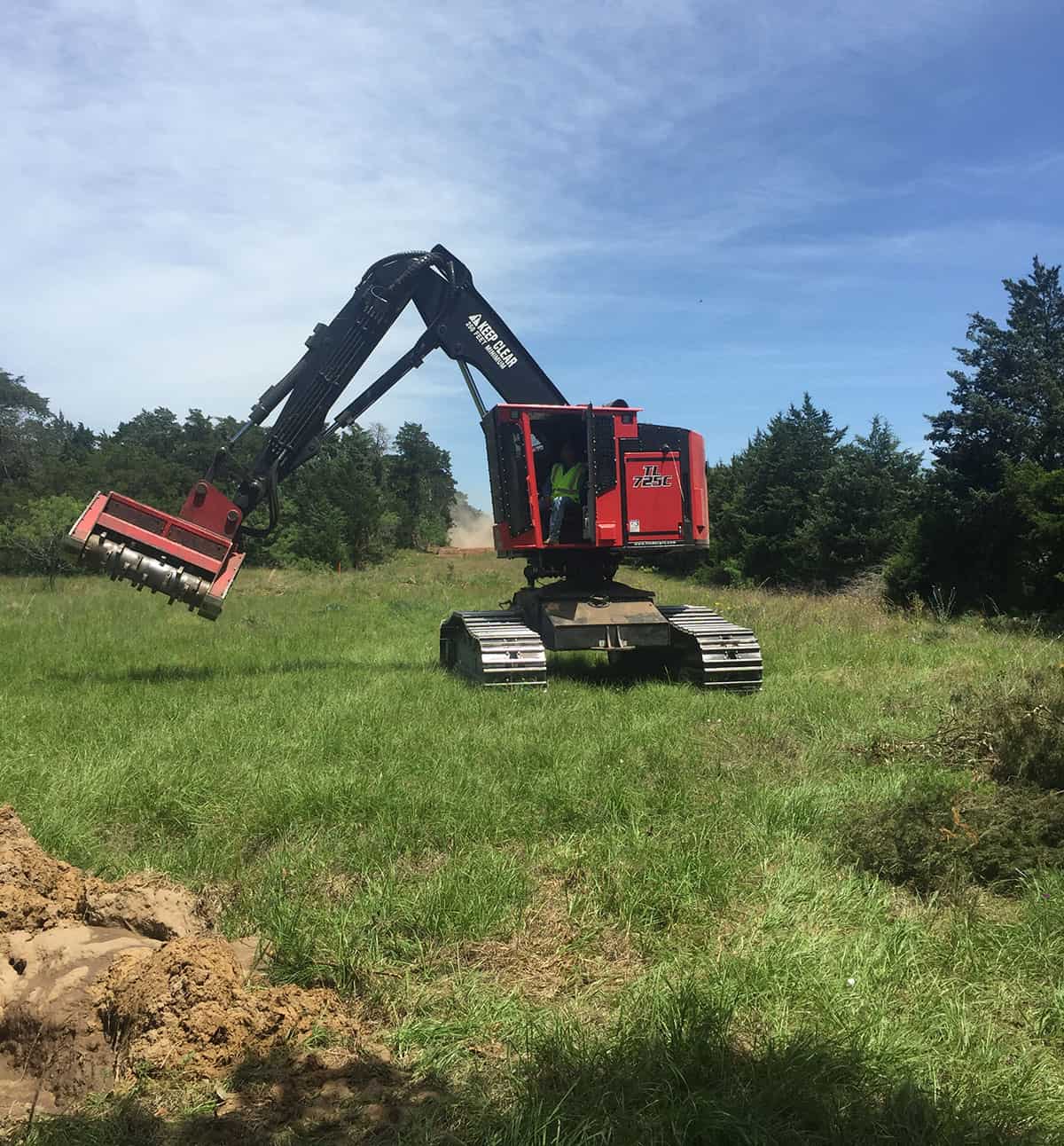land clearing company comfort tx A land clearing in Comfort, TX by Border Construction Services