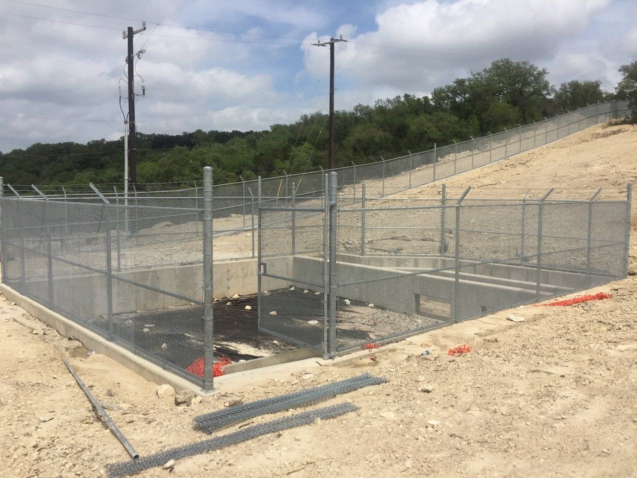 A fence installation in San Antonio, TX by Border Construction Services