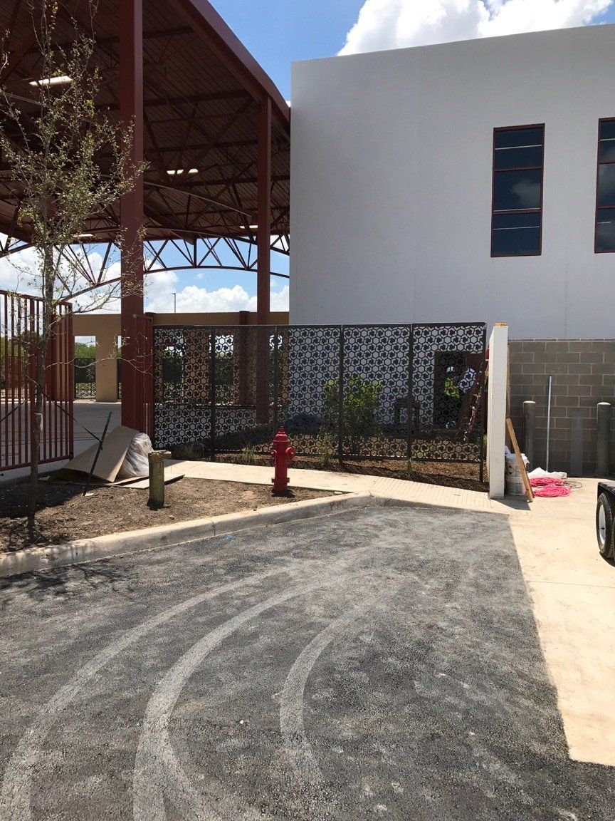 A fence installation in San Antonio, TX by Border Construction Services