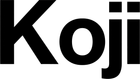 Black text logo reading &ldquo;Koji&rdquo; on a white background