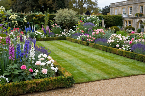 giardino in stile inglese progettato da Emil Garden