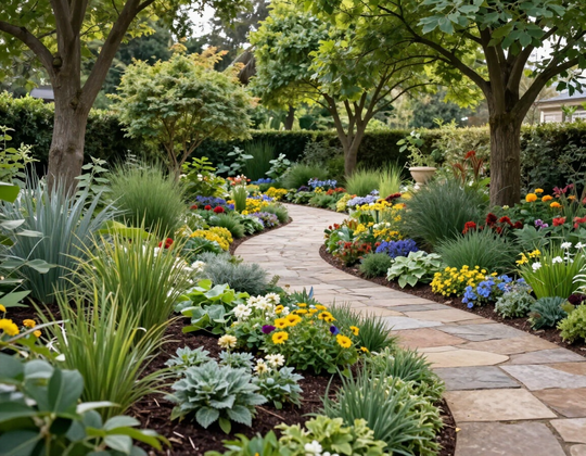 Giardino progettato con cura