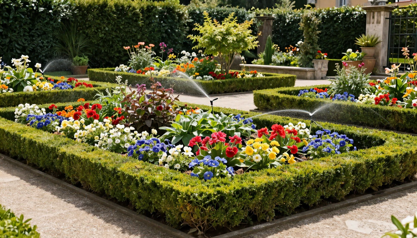 Lavori in giardino a luglio e agosto: aiuole, siepi e irrigazione