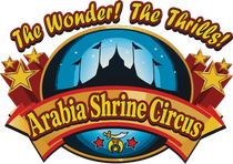A poster for the Arabia shrine circus 2025 | Arabia Shrine Circus