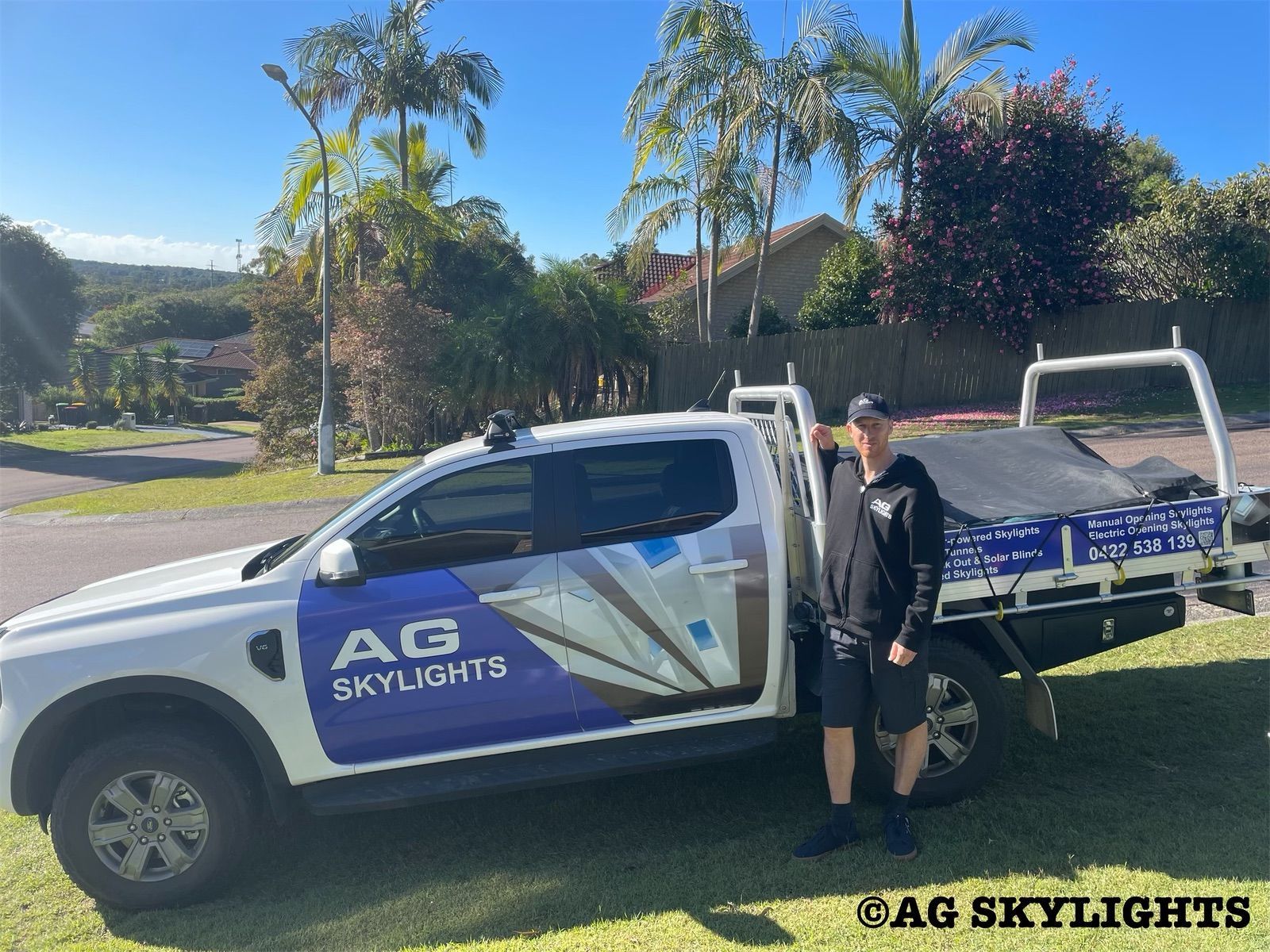 Large modern skylights on residential roof — AG Skylights in Central Coast, NSW Large modern skylights on residential roof — AG Skylights in Central Coast, NSW