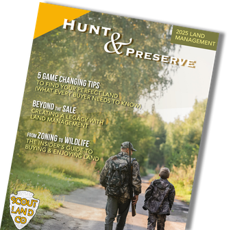The cover of a magazine titled hunt & preserve