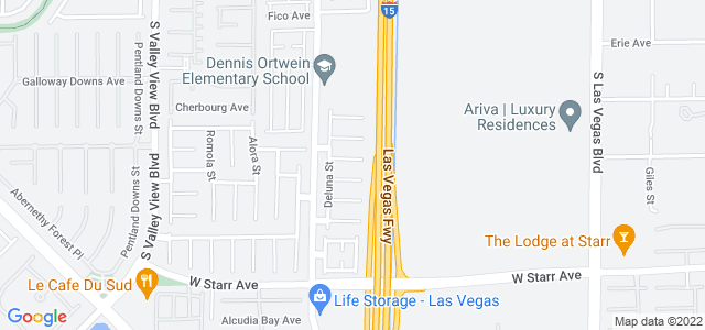 Map of business location