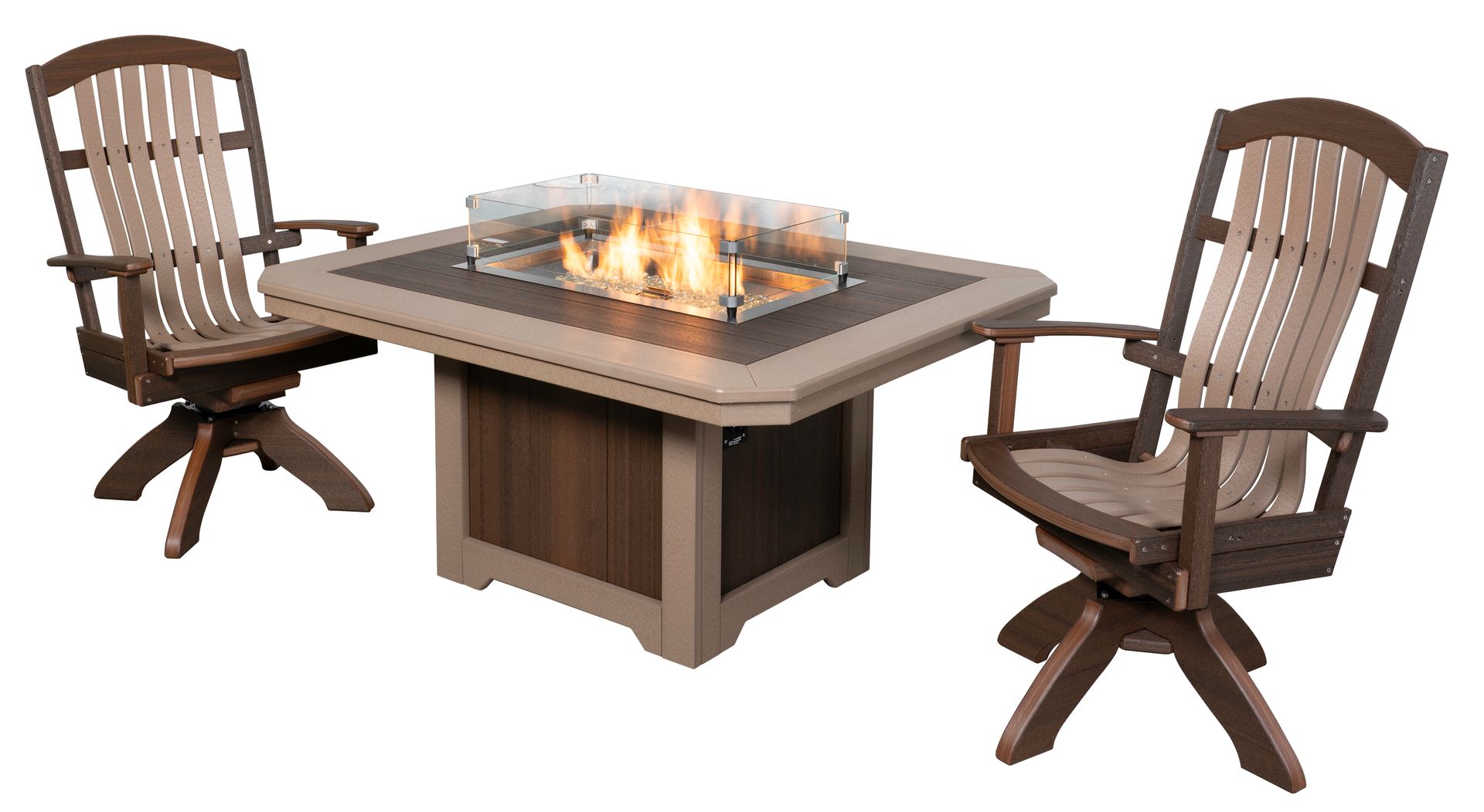 44"x 54" Firepit Table Avail Heights 25"-30"-36"-42"