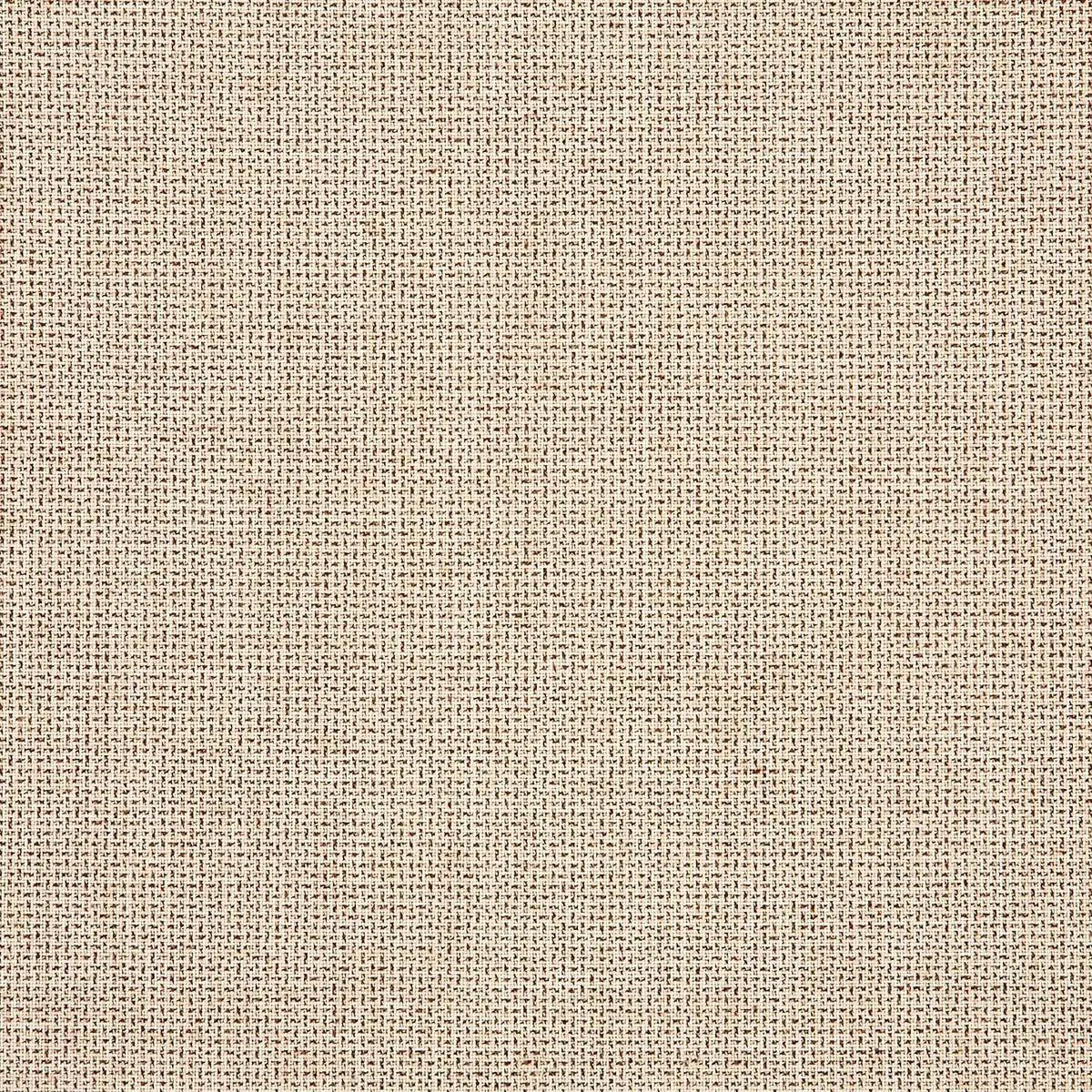 Close-up of beige woven fabric texture with a subtle grid pattern