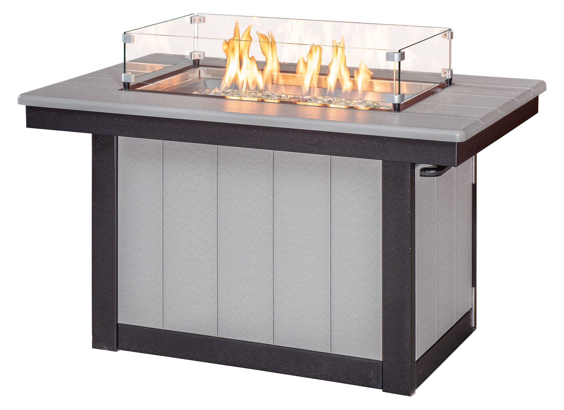 Rectangle Conversation Firepit Table 44x27x26" High