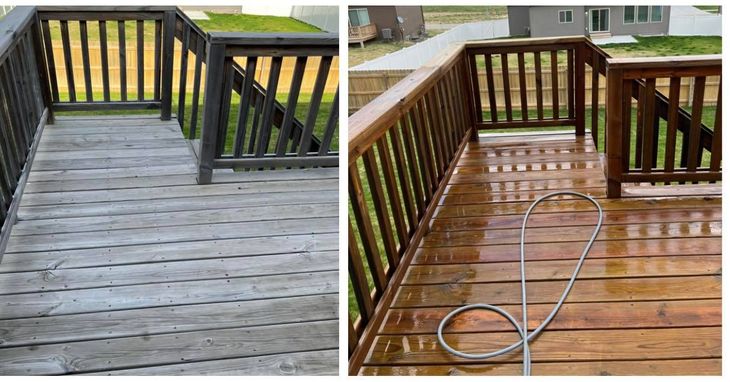 deck pressure washing omaha
