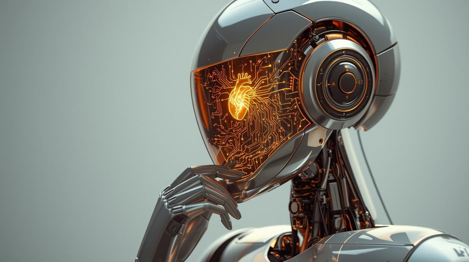 Robot in deep thought