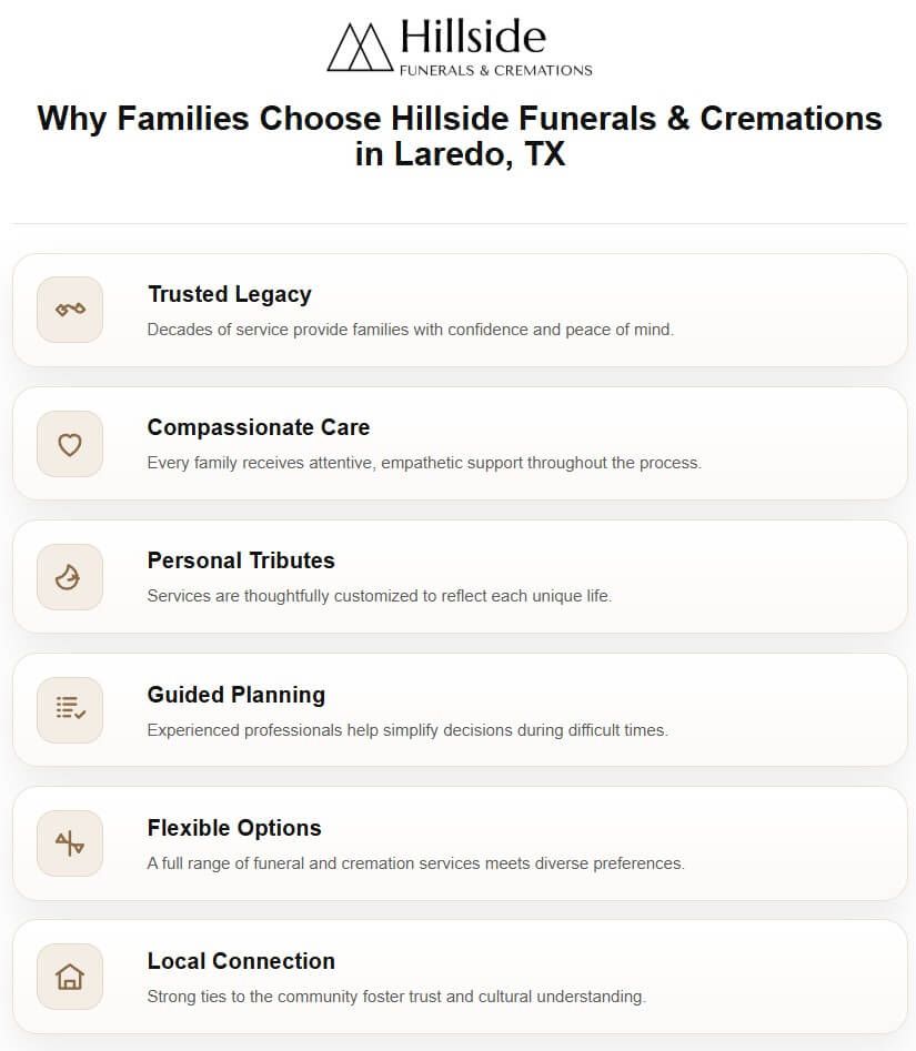 Why families choose Hillside Funerals and Cremations in Laredo, TX