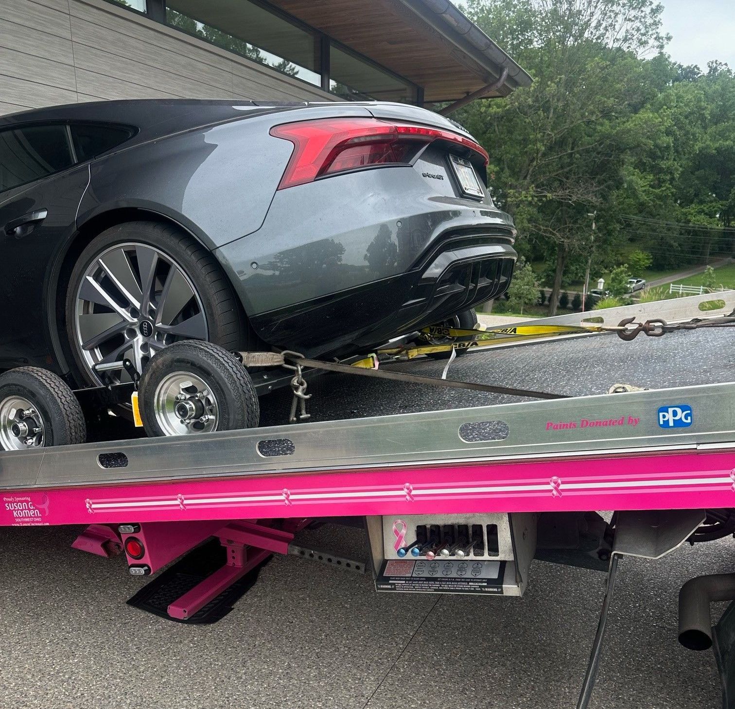 Black Car - Milford, OH - Sora’s Towing, Inc. Black Car - Milford, OH - Sora’s Towing, Inc.