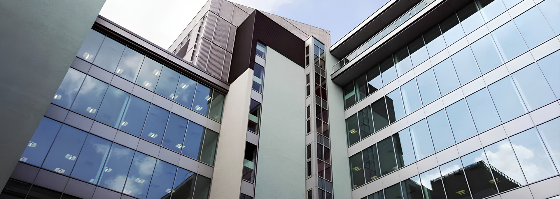 Picture of an exterior of a building. Picture of an exterior of a building.