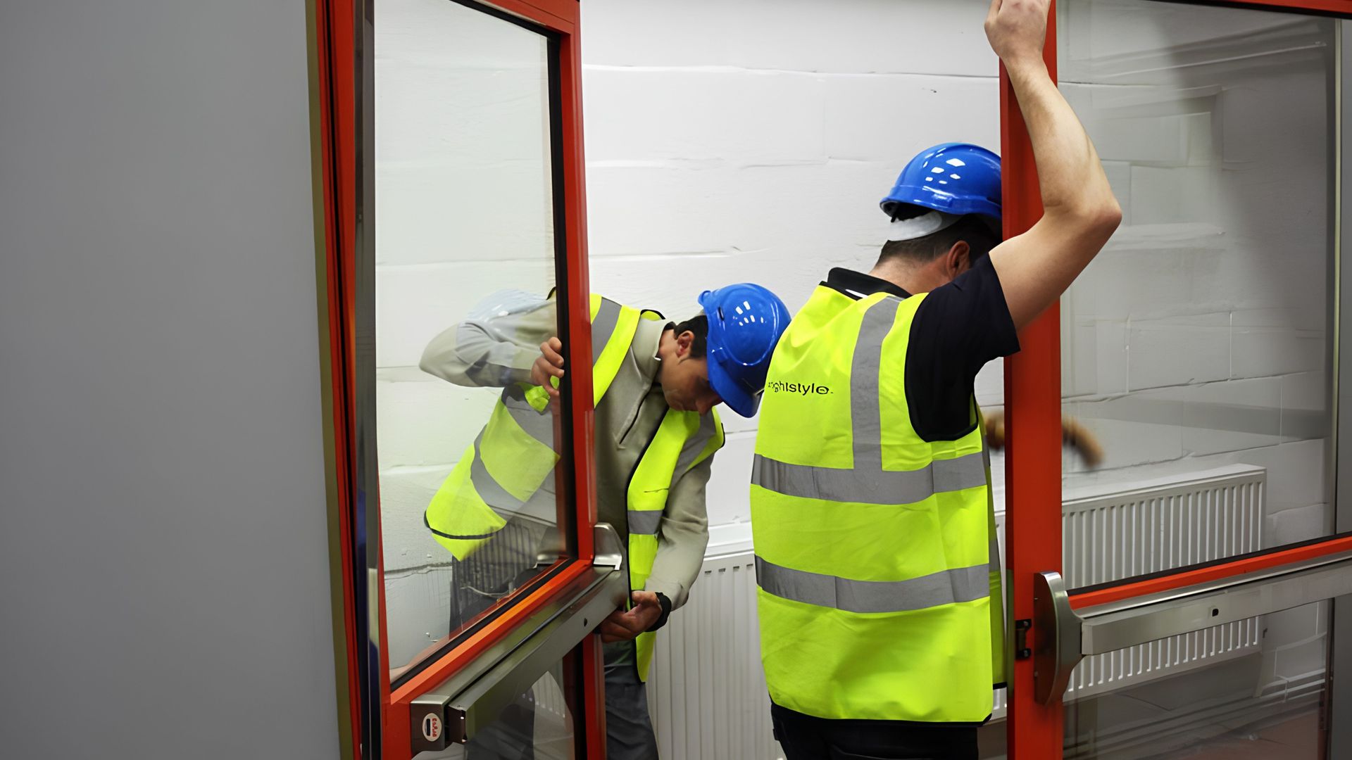 What do you need to know before specifying fire-rated doors with glass panels?