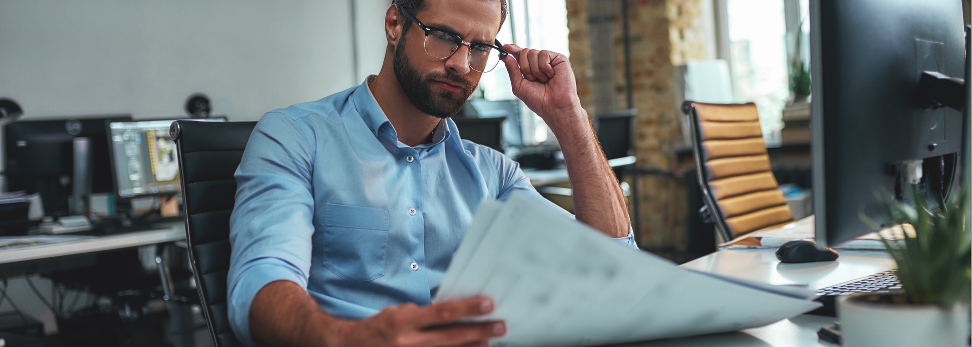 Picture of an architect looking puzzled. Picture of an architect looking puzzled.