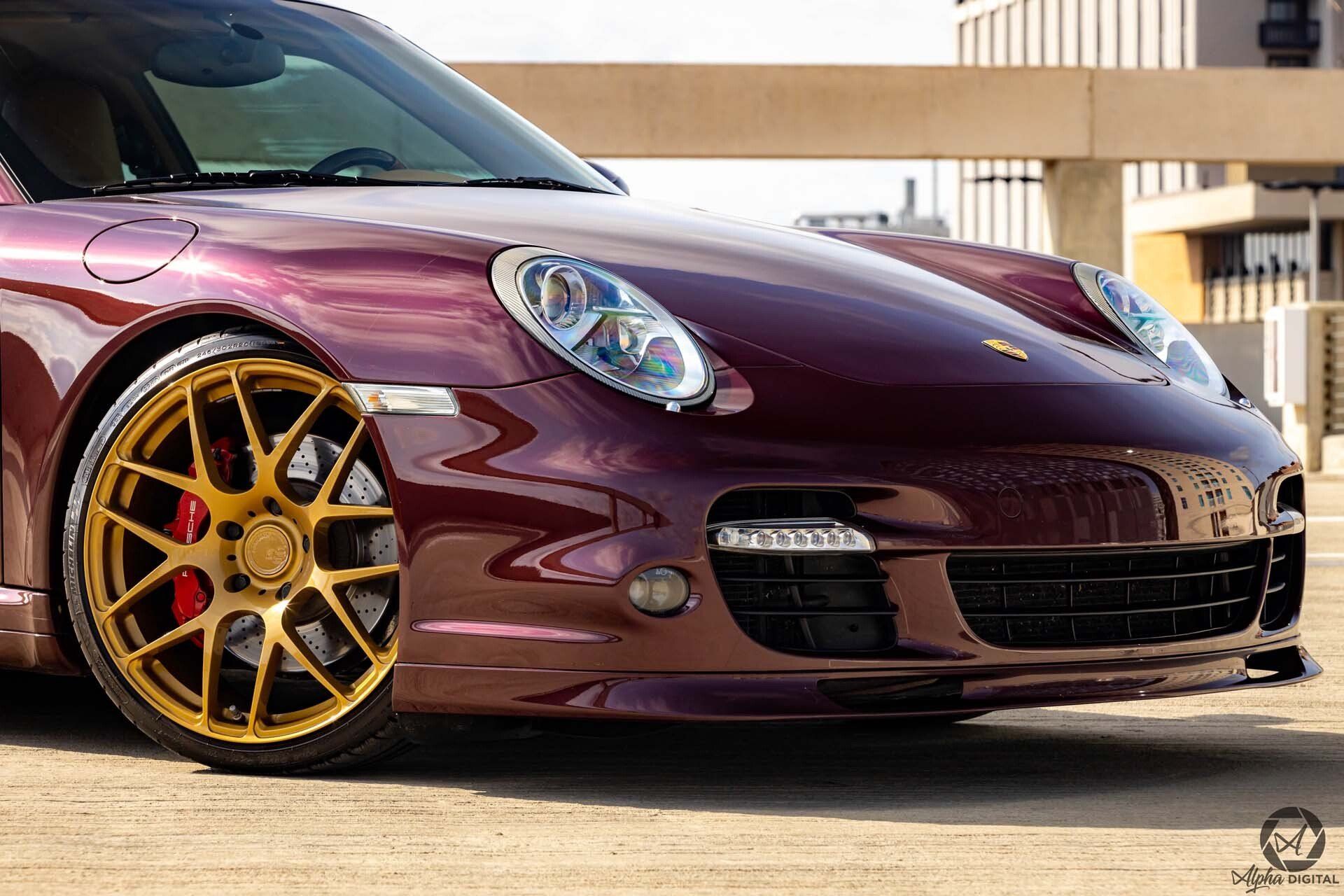 parked porsche