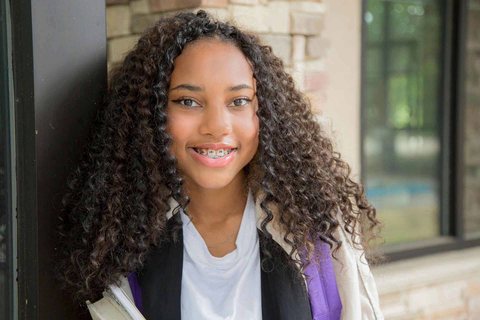 Woman with Braces — Lincoln, NE — Blome Family Dentistry ~ Dr Sara Wubbels, DDS
