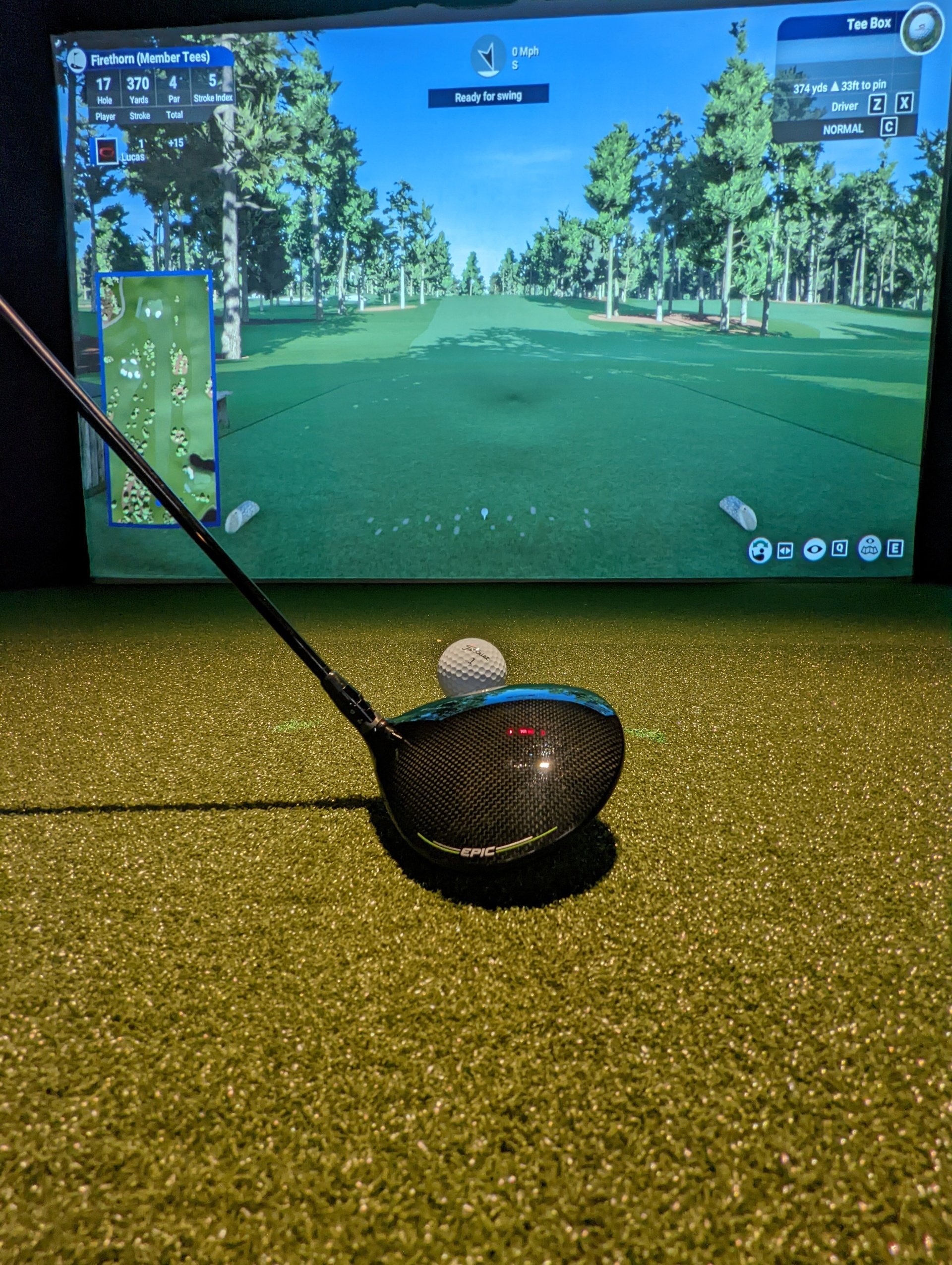Indoor Golf Simulator Fargo, ND Moorhead, MN The Clubhouse