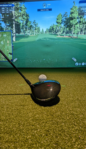 Playing Golf — Moorhead, MN — The Clubhouse Indoor Golf Lounge Playing Golf — Moorhead, MN — The Clubhouse Indoor Golf Lounge