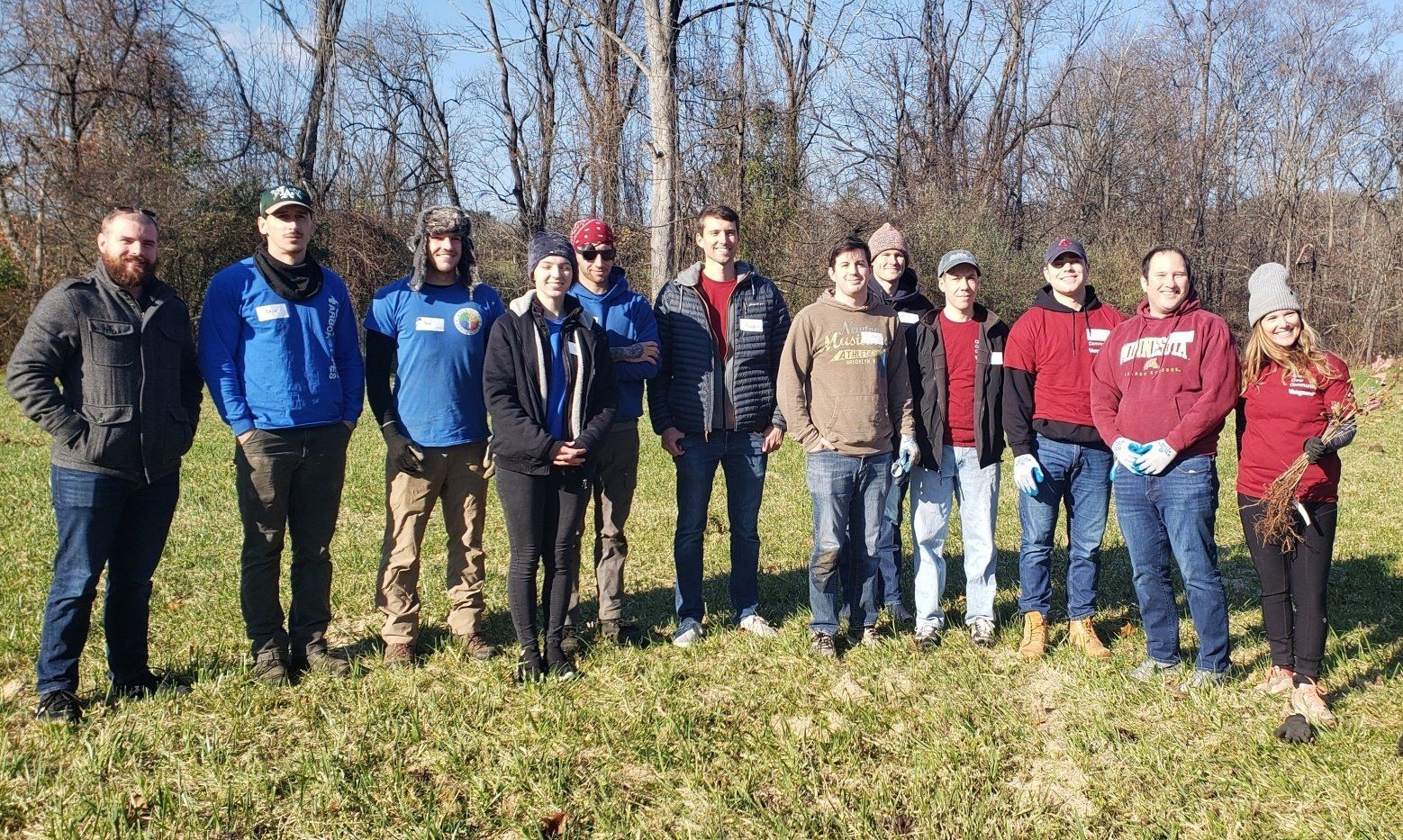 tree planting team