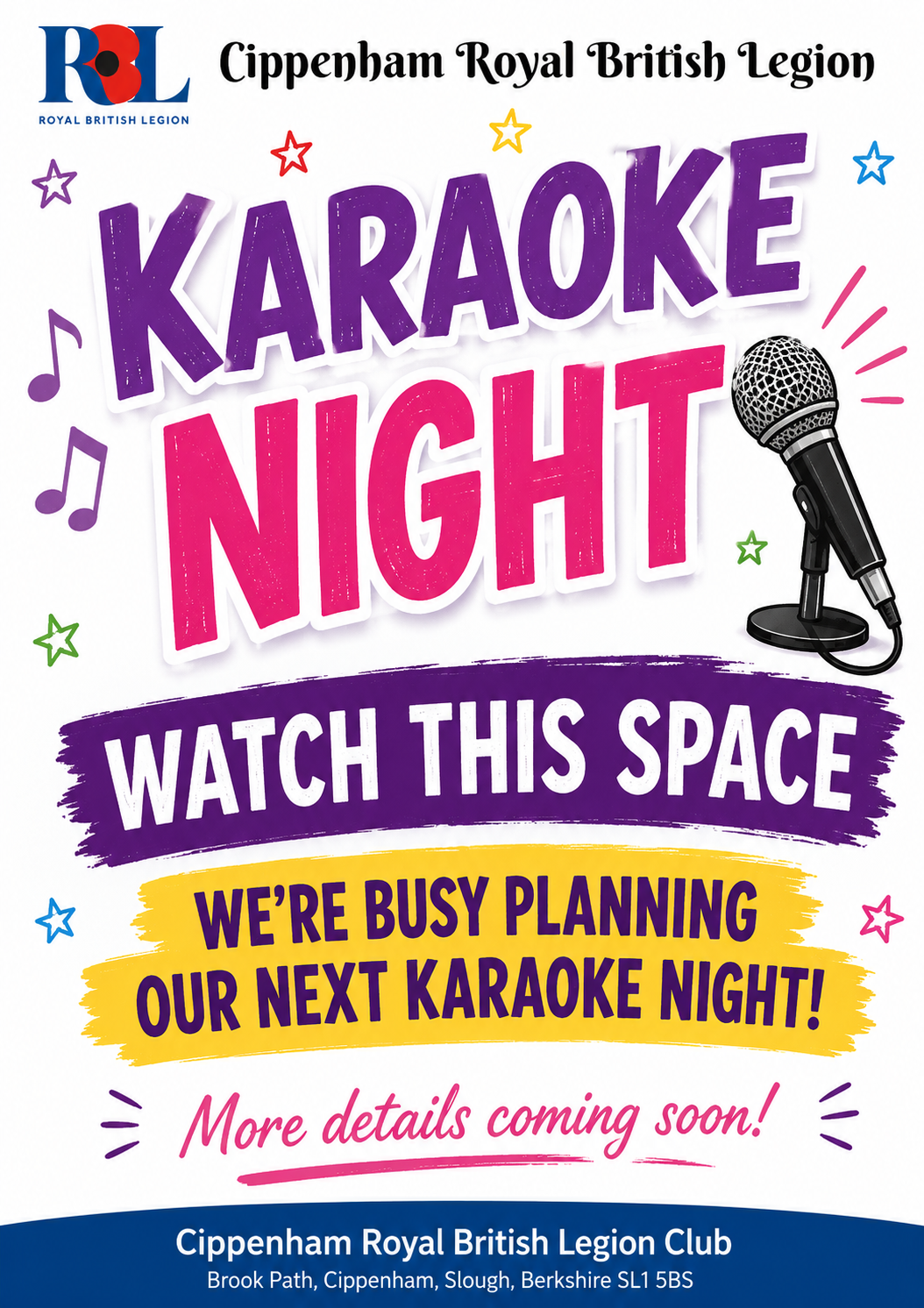 Karaoke Night - We're busy planning our next night