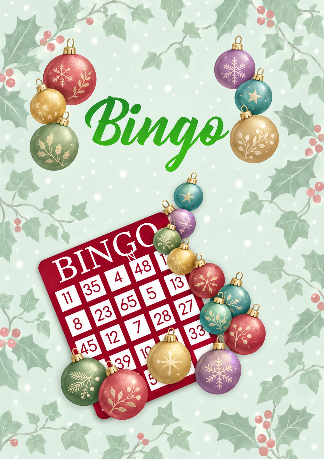 Christmas Bingo at the Cippenham Royal British Legion Club
