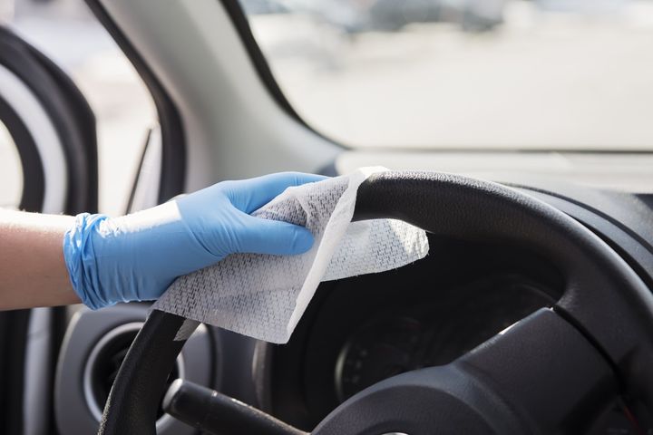 Lavaggio interno dell'auto