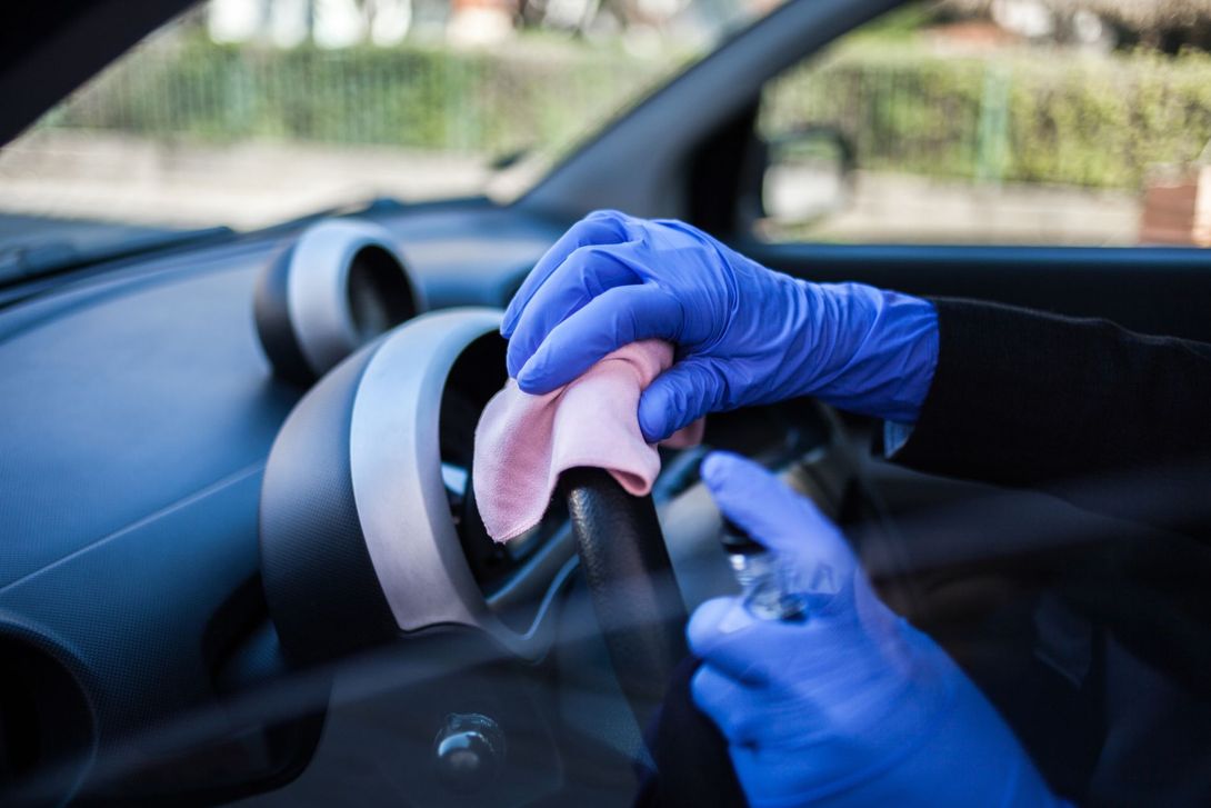 Sanificazione dell'auto