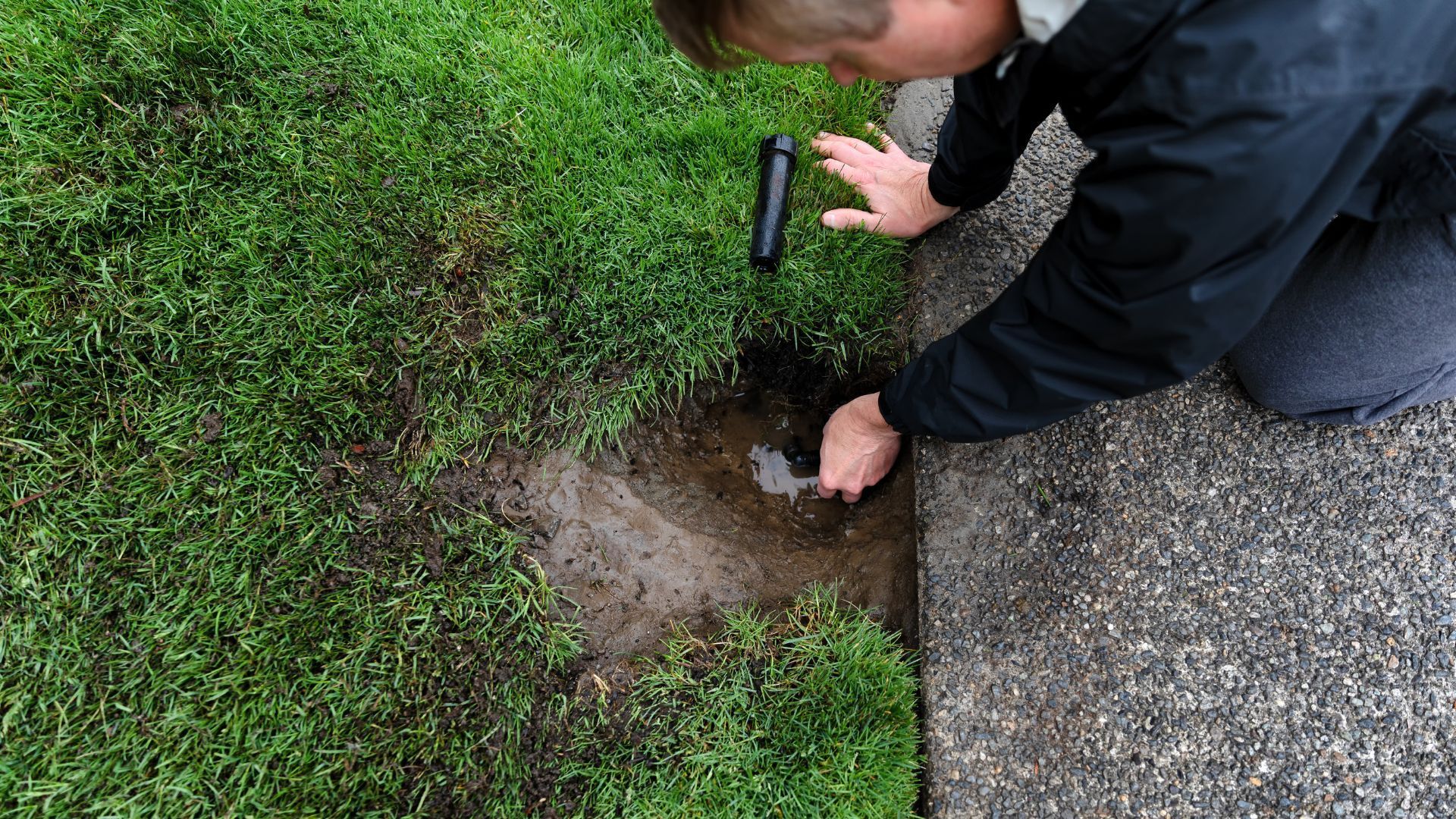 Water pressure test for sprinkler system in Rhode Island