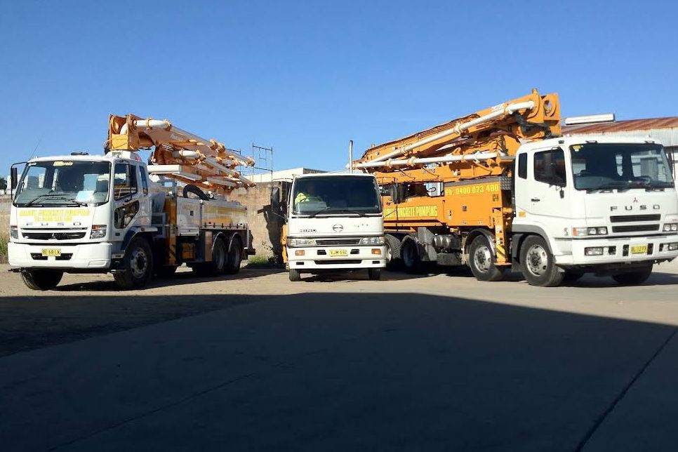 Trucks Used for Concrete Pumping