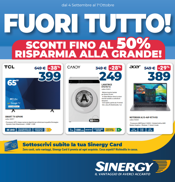 Offerte Sinergy Grosseto