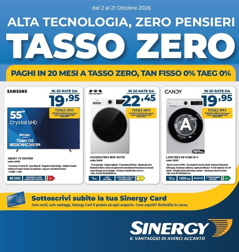 Offerte Sinergy Grosseto