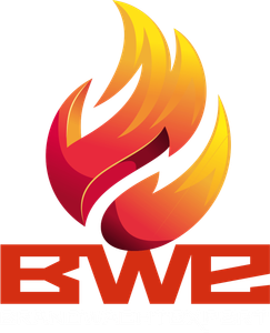 brandweerman die vuur bestrijd