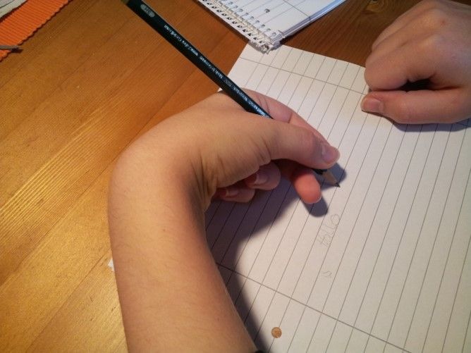 Hakenhand bei Linkshändern, es fehlt die korrekte Anleitung zur Blattlage