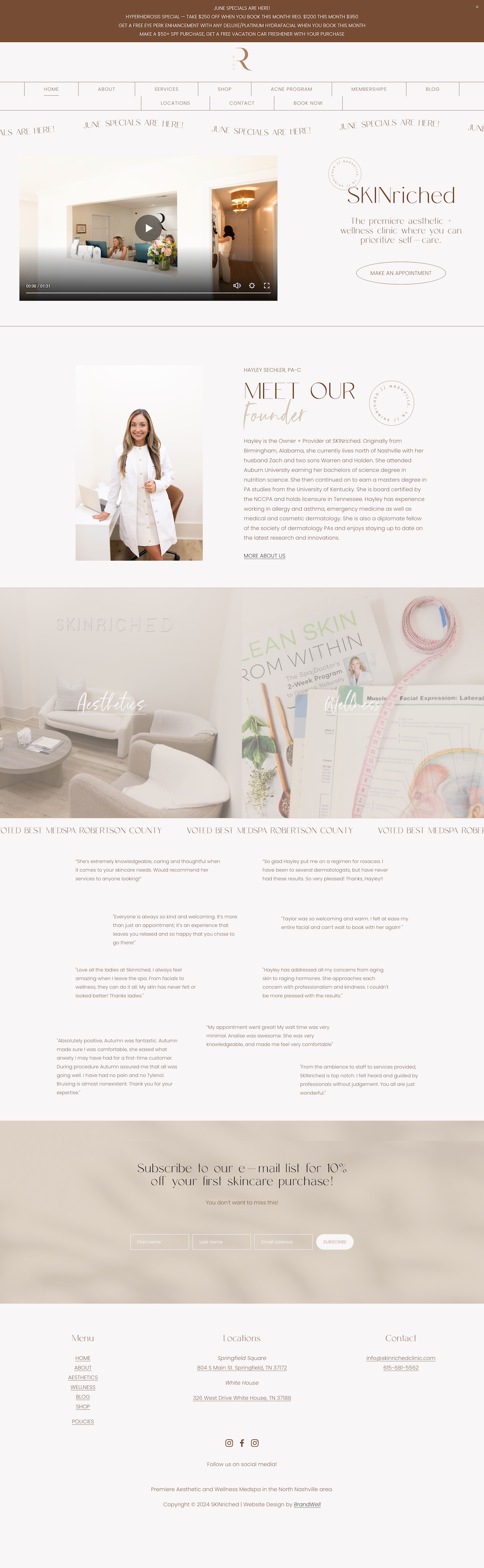 Wedding-themed collage with soft beige and white tones, featuring a couple, floral decor, and invitation details