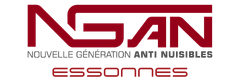 Un logo rouge et blanc pour nean sur fond blanc