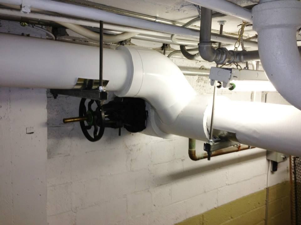 A Huge White Pipe - Bronx, NY - Pelham Plumbing & Heating Corp