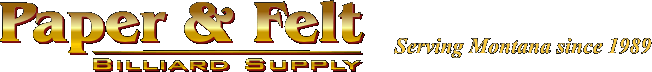 Paper & Felt Billiard Supply