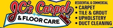 Cleaning Service Template A yellow sign for jc 's carpet and floor care