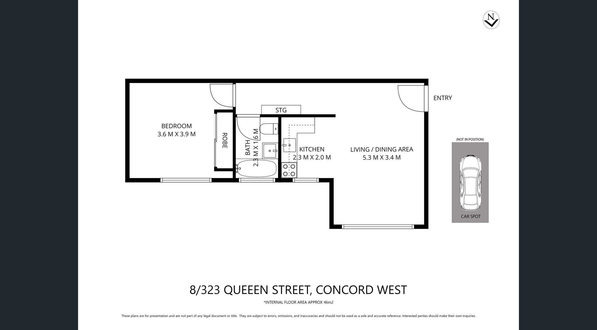 Black-and-white floor plan of a condo unit with room labels and a small site location inset.