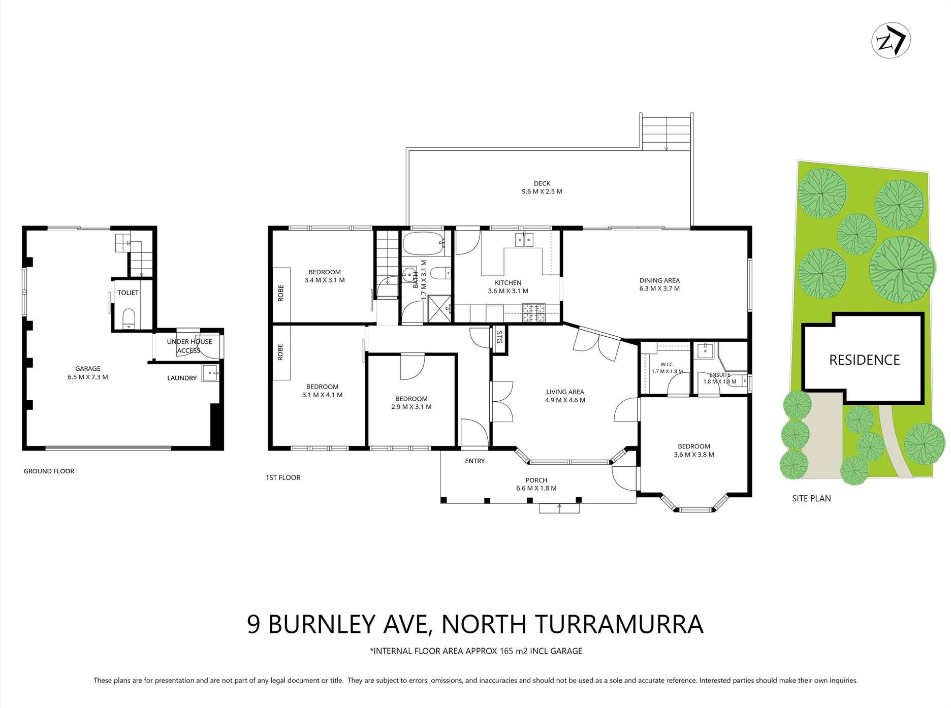 A floor plan of a house with a pool in the backyard.