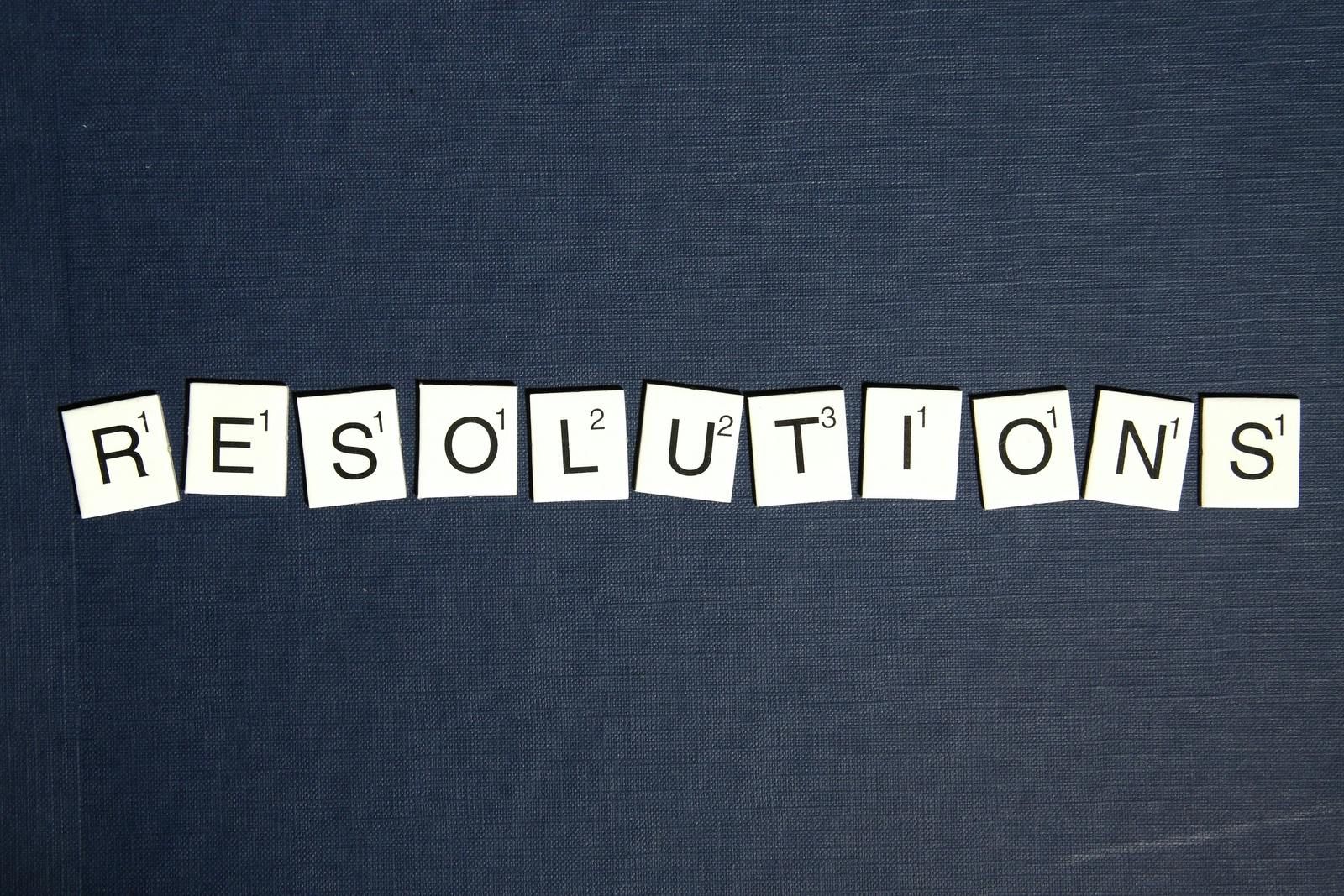 Scrabble tiles spelling resolutions