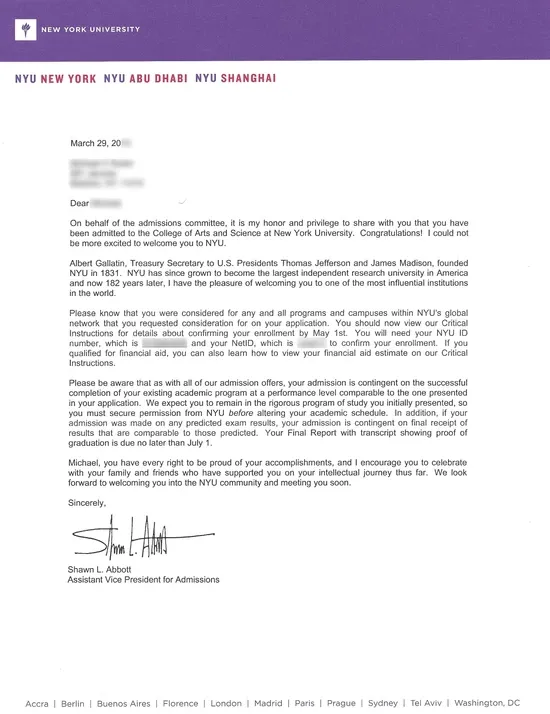 New York University — Baldwin, NY — LPSAACS