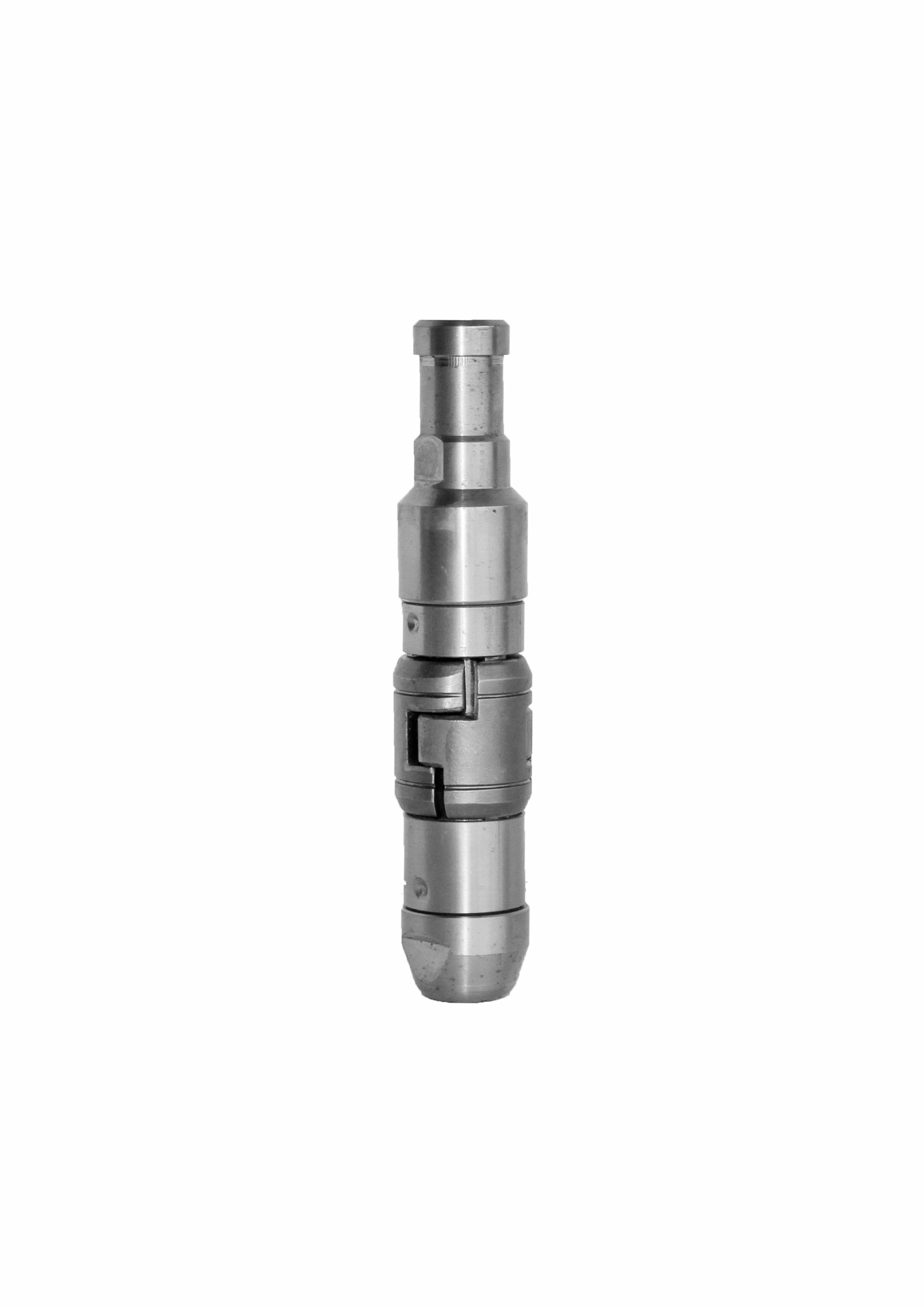 Metal downhole tool with multiple connected cylindrical sections.