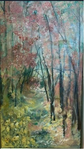 FOURTH OF JULY by Kay Maureen Moses; oil