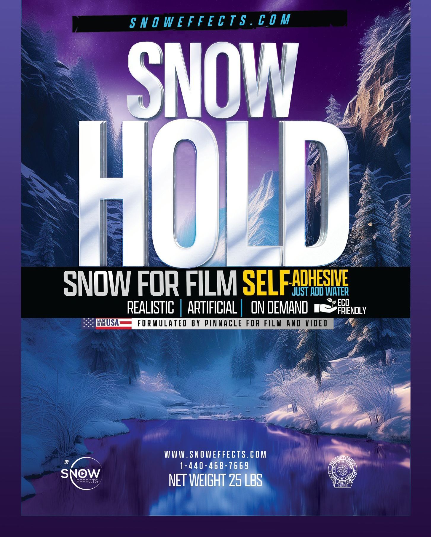 snow hold artificial snow machines