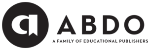 ABDO logo with white 