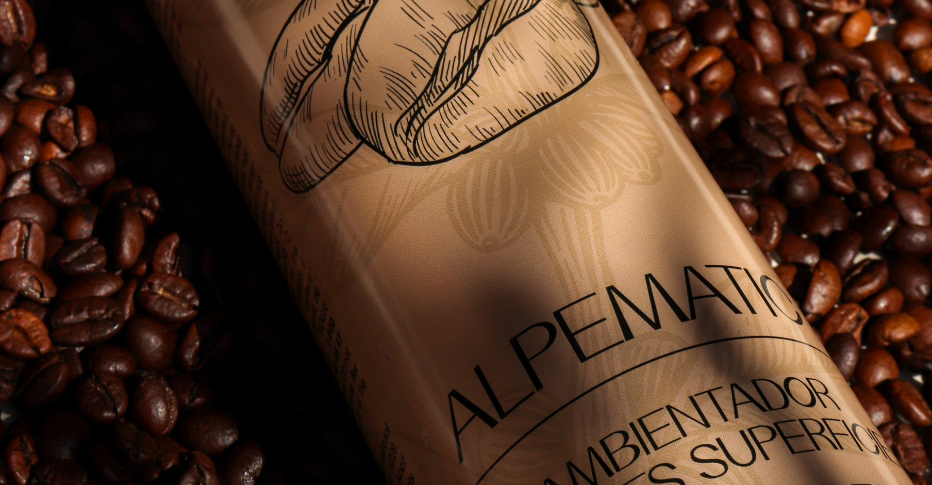 Foto del esprai con aroma a café
